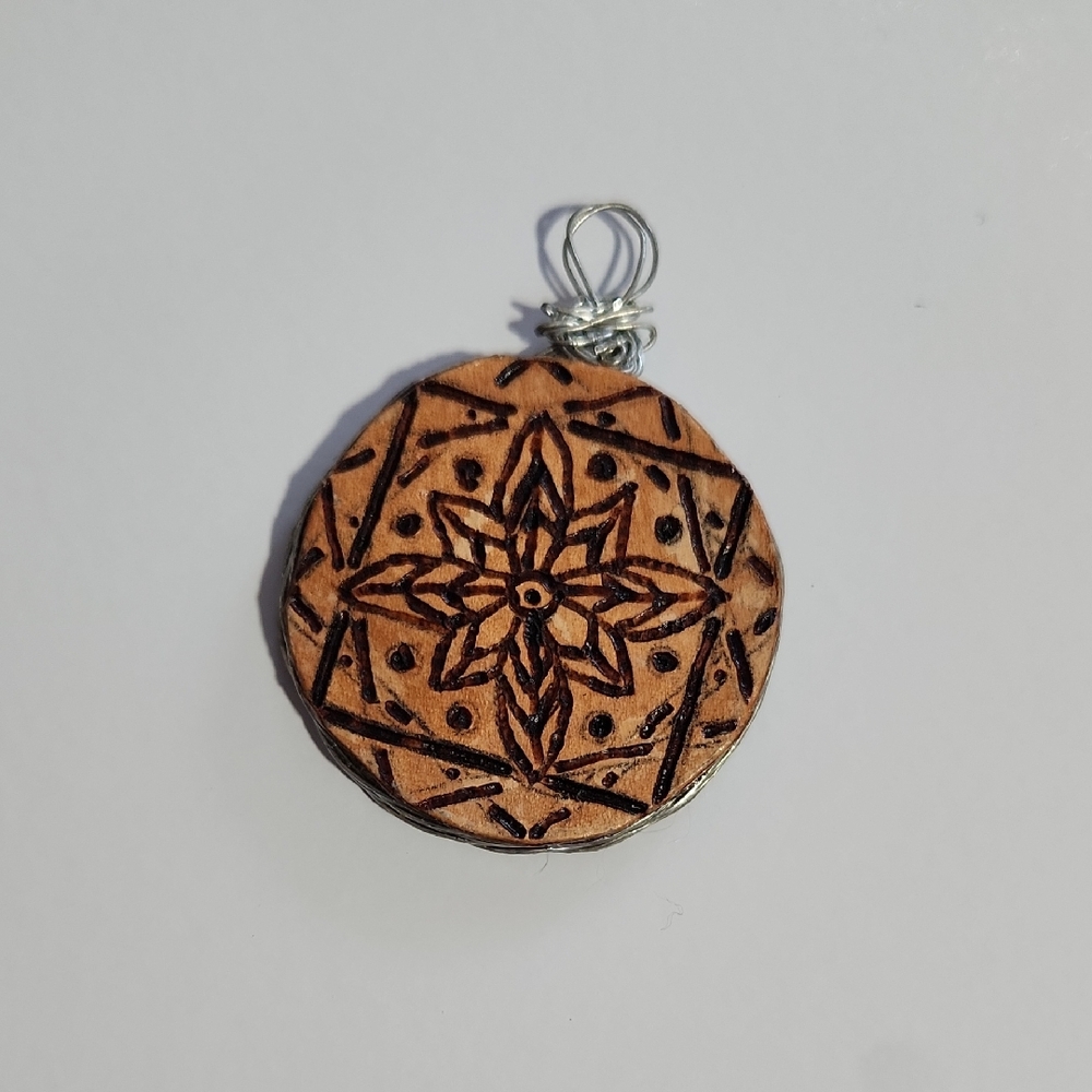 Handcrafted Brown Pendant Necklace